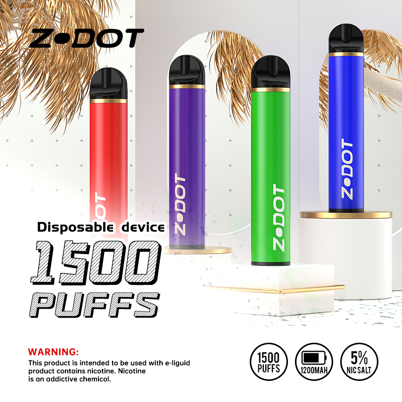 1500 puffs disponibel elektronisk cigaret